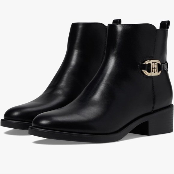 Tommy Hilfiger Women's Imiera Black Boot Size 7 - Picture 1 of 8